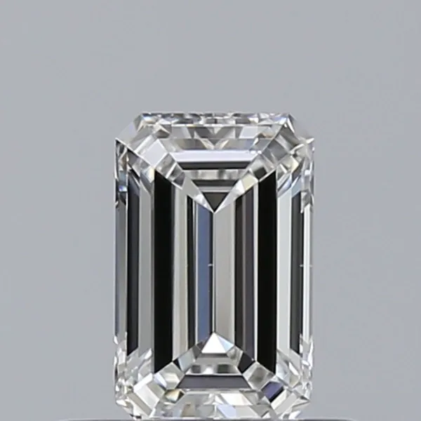 0.41ct EMERALD F VS2 Natural diamond