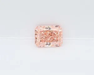 1.07ct RADIANT Fancy Vivid Pink VS1 Coloured Lab diamond