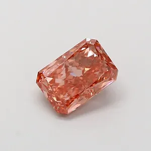 1.01ct RADIANT Fancy Vivid Pink SI2 Coloured Lab diamond