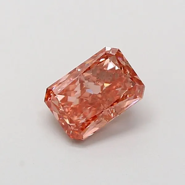 1.01ct RADIANT Fancy Vivid Pink SI2 Coloured Lab diamond
