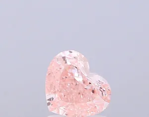 1ct HEART Fancy Intense Pink VVS2 Coloured Lab diamond
