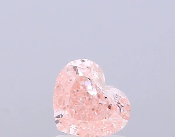 1ct HEART Fancy Intense Pink VVS2 Coloured Lab diamond