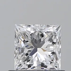 0.7ct PRINCESS D VVS1 Natural diamond