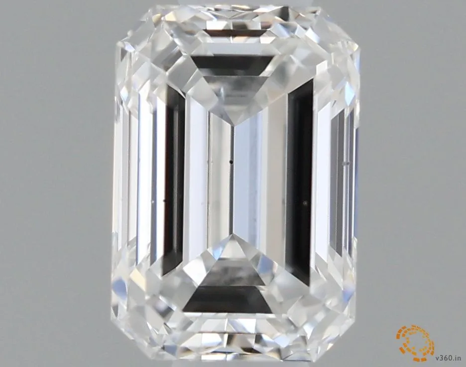 0.52ct EMERALD F SI1 Natural diamond