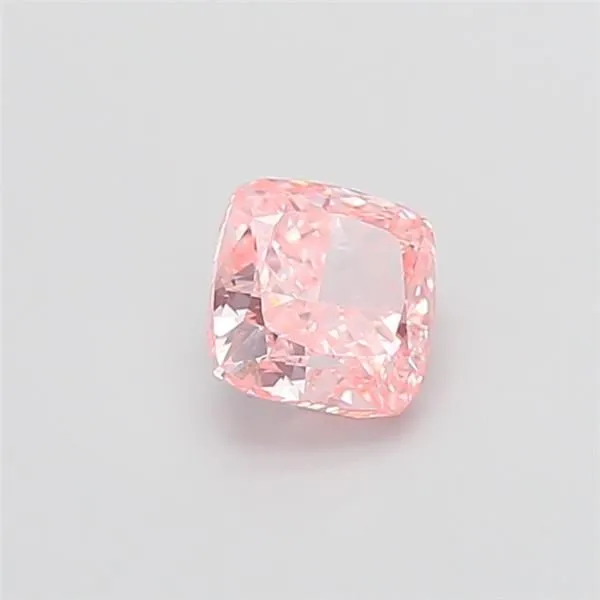 1.04ct CUSHION Fancy Vivid Pink VVS2 Coloured Lab diamond