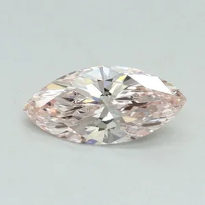 0.53ct MARQUISE Fancy Light Pink VS2 Coloured Lab diamond