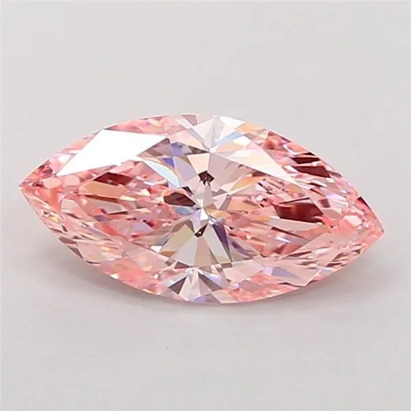 2.08ct MARQUISE Fancy Vivid Pink VS1 Coloured Lab diamond