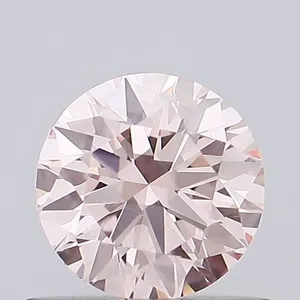 0.57ct ROUND Fancy Pink VVS2 Coloured Lab diamond