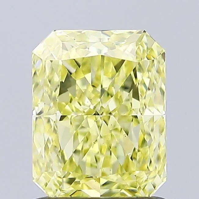 1.07ct RADIANT Fancy Intense Yellow VS1 Coloured Lab diamond