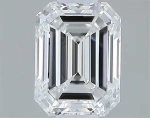 0.6ct EMERALD D VVS2 Natural diamond