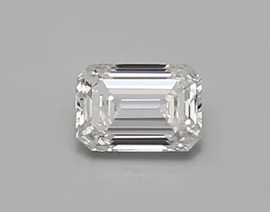 0.44ct EMERALD D VVS1 Lab diamond