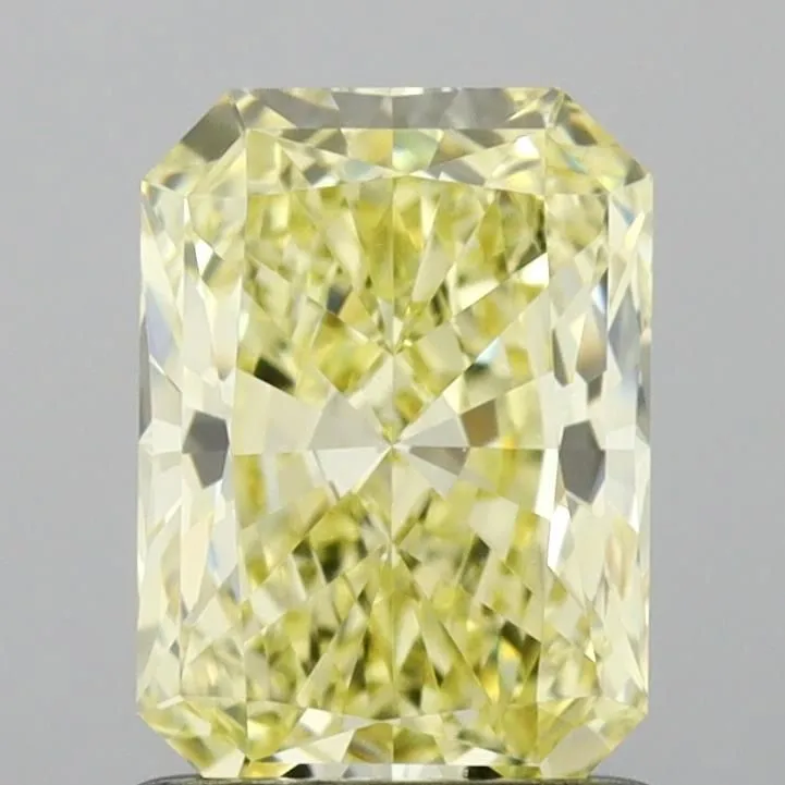 1.08ct RADIANT Fancy Intense Yellow VVS1 Coloured Lab diamond
