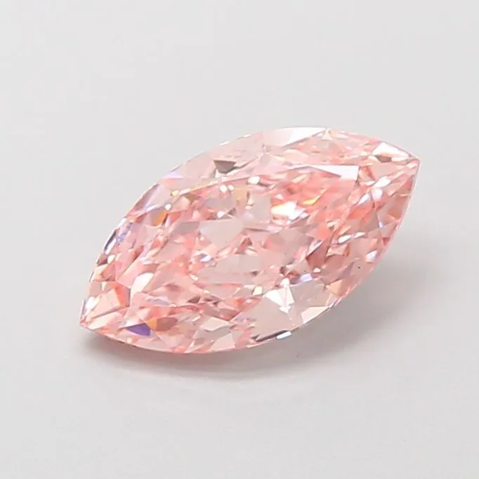 1.52ct MARQUISE Fancy Intense Pink VS1 Coloured Lab diamond