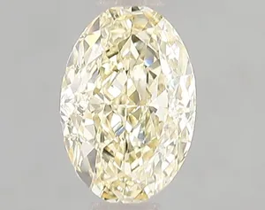 1.05ct OVAL Fancy Yellow VS1 Coloured Lab diamond