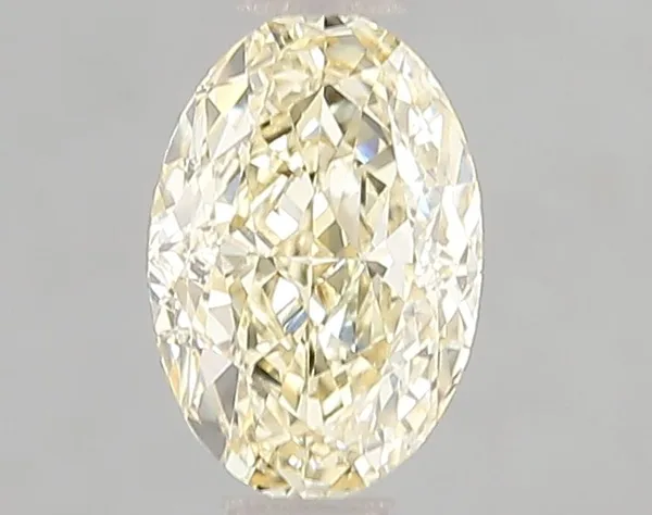 1.05ct OVAL Fancy Yellow VS1 Coloured Lab diamond