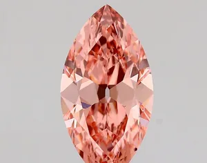 1.51ct MARQUISE Fancy Vivid Pink VVS2 Coloured Lab diamond