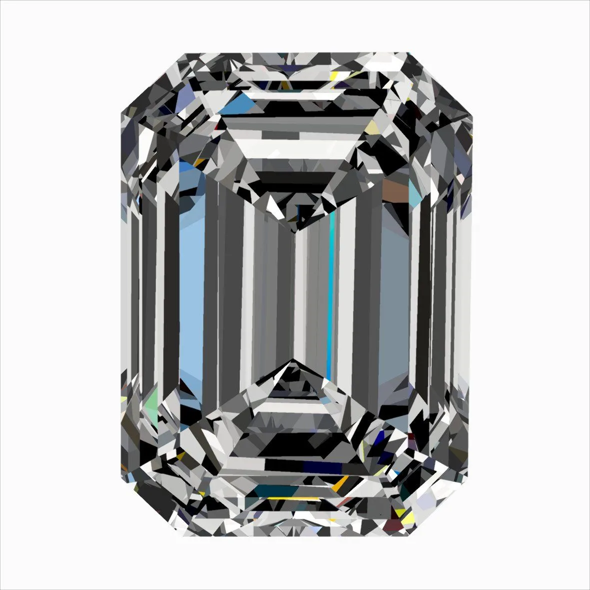 0.35ct EMERALD H VS1 Natural diamond