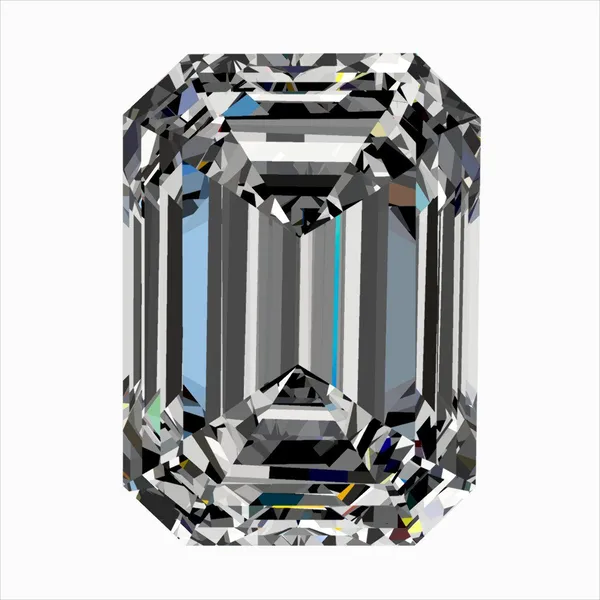 0.35ct EMERALD H VS1 Natural diamond