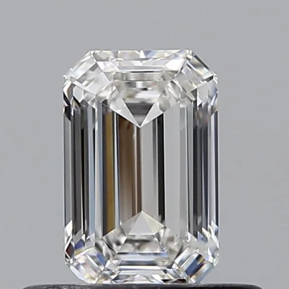 0.51ct EMERALD F VVS2 Natural diamond