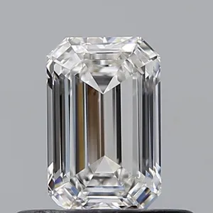 0.51ct EMERALD F VVS2 Natural diamond