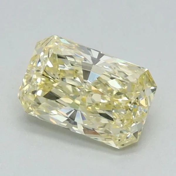 0.7ct RADIANT Fancy Intense Yellow VS1 Coloured Lab diamond