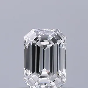 0.41ct EMERALD D VVS2 Natural diamond
