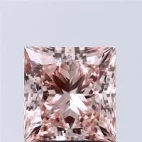 3.01ct PRINCESS Fancy Intense Pink VS2 Coloured Lab diamond