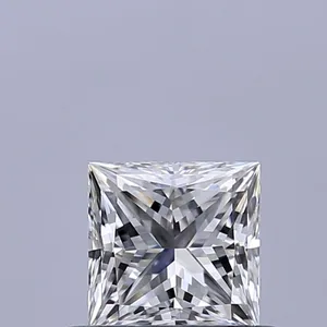 0.42ct PRINCESS E VVS1 Natural diamond