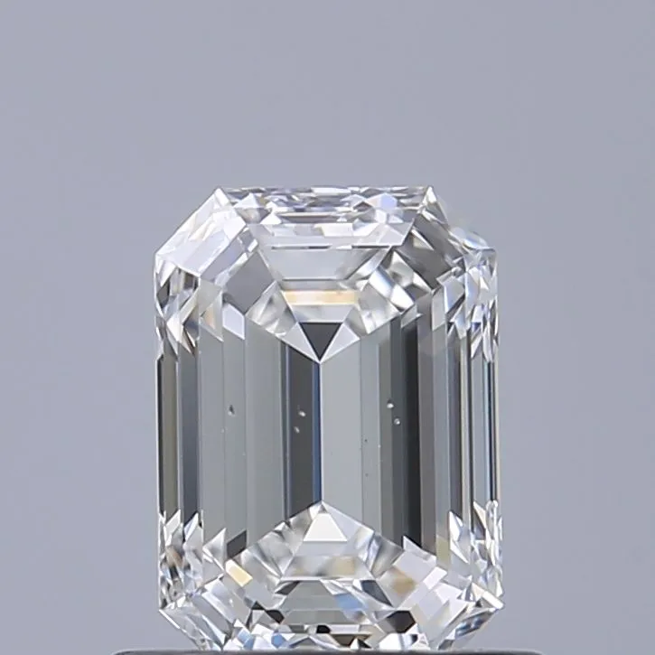0.72ct EMERALD D SI1 Natural diamond