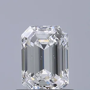 0.72ct EMERALD D SI1 Natural diamond
