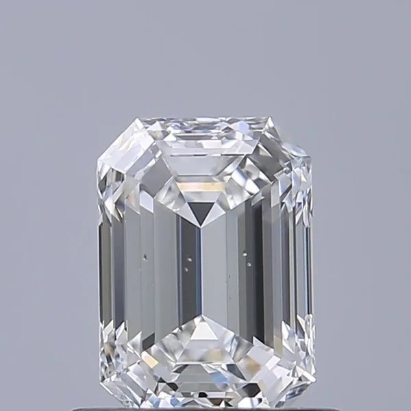 0.72ct EMERALD D SI1 Natural diamond