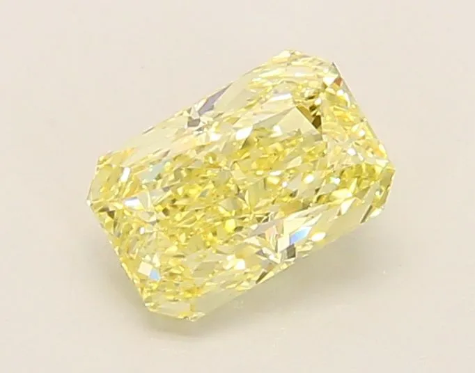 1.01ct RADIANT Fancy Intense Yellow VS2 Coloured Lab diamond