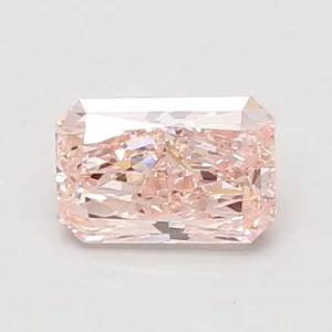 0.78ct RADIANT Fancy Intense Pink VS1 Coloured Lab diamond