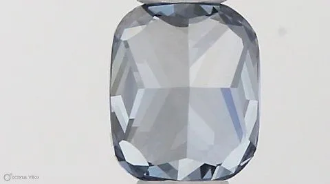 0.35ct CUSHION Fancy Deep Blue VS2 Coloured Lab diamond