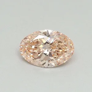 0.31ct OVAL Fancy Intense Pink VS2 Coloured Lab diamond