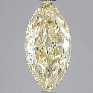 2.06ct MARQUISE Fancy Yellow VS1 Coloured Lab diamond