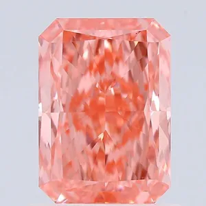 1ct RADIANT Fancy Vivid Pink VS2 Coloured Lab diamond