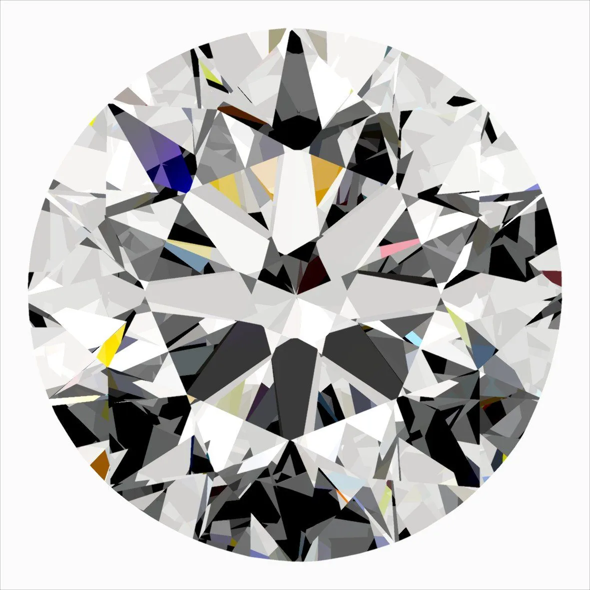 0.30ct ROUND H SI1 Natural diamond