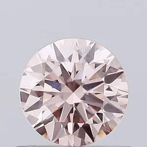 0.62ct ROUND Fancy Pink VVS2 Coloured Lab diamond