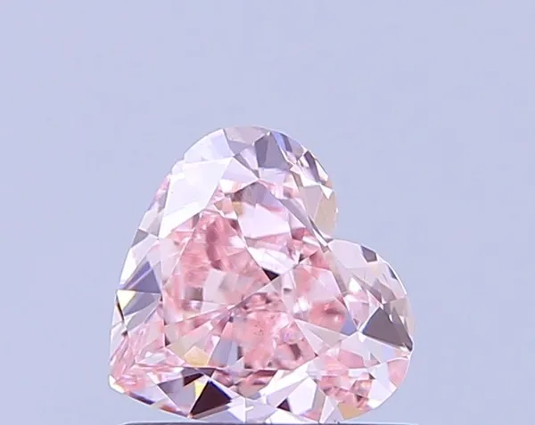 1ct HEART Fancy Intense Pink VS1 Coloured Lab diamond