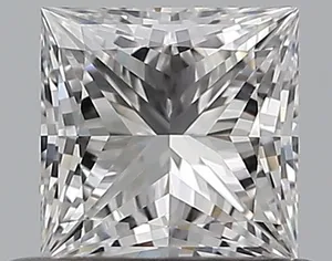 0.52ct PRINCESS D VVS2 Natural diamond