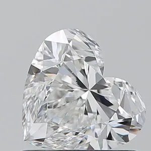 0.91ct HEART F VS2 Natural diamond