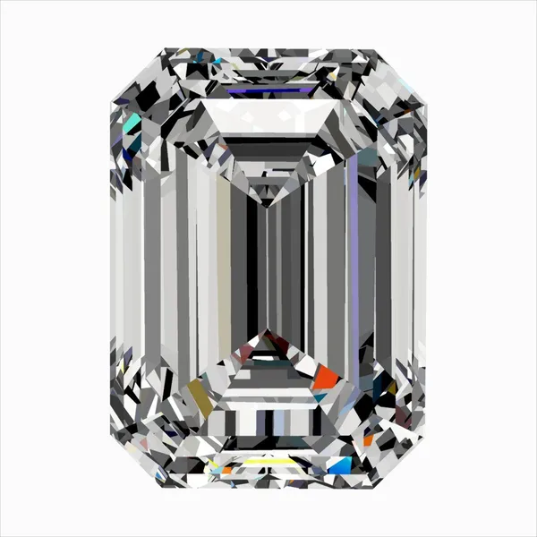0.41ct EMERALD F VVS1 Natural diamond