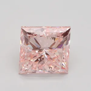 5ct PRINCESS Fancy Intense Pink VS2 Coloured Lab diamond