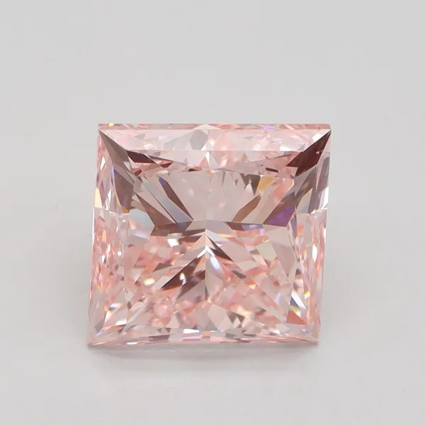 5ct PRINCESS Fancy Intense Pink VS2 Coloured Lab diamond