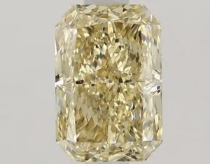 1.12ct RADIANT Fancy Yellow VS1 Coloured Lab diamond