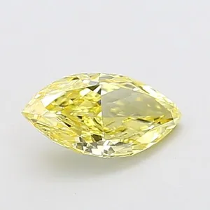 1.03ct MARQUISE Fancy Yellow VVS2 Coloured Lab diamond