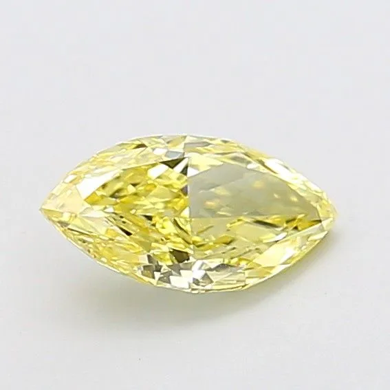 1.03ct MARQUISE Fancy Yellow VVS2 Coloured Lab diamond