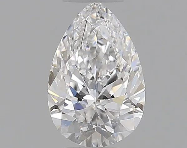 0.3ct PEAR D VVS2 Natural diamond
