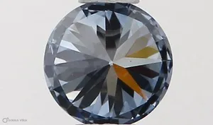 0.33ct ROUND Fancy Intense Blue VS2 Coloured Lab diamond